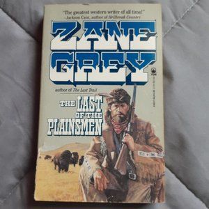 The Last Of The Plainsmen By Zane Grey Vintage 1994 Paperback Book